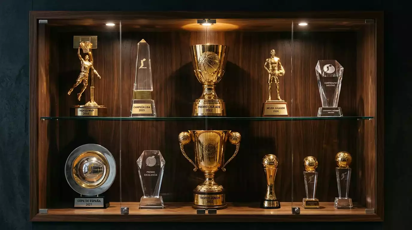 Trofeos de premios individuales de la NBA