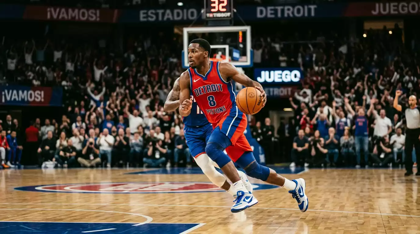 Cade Cunningham liderando ataque de Detroit Pistons