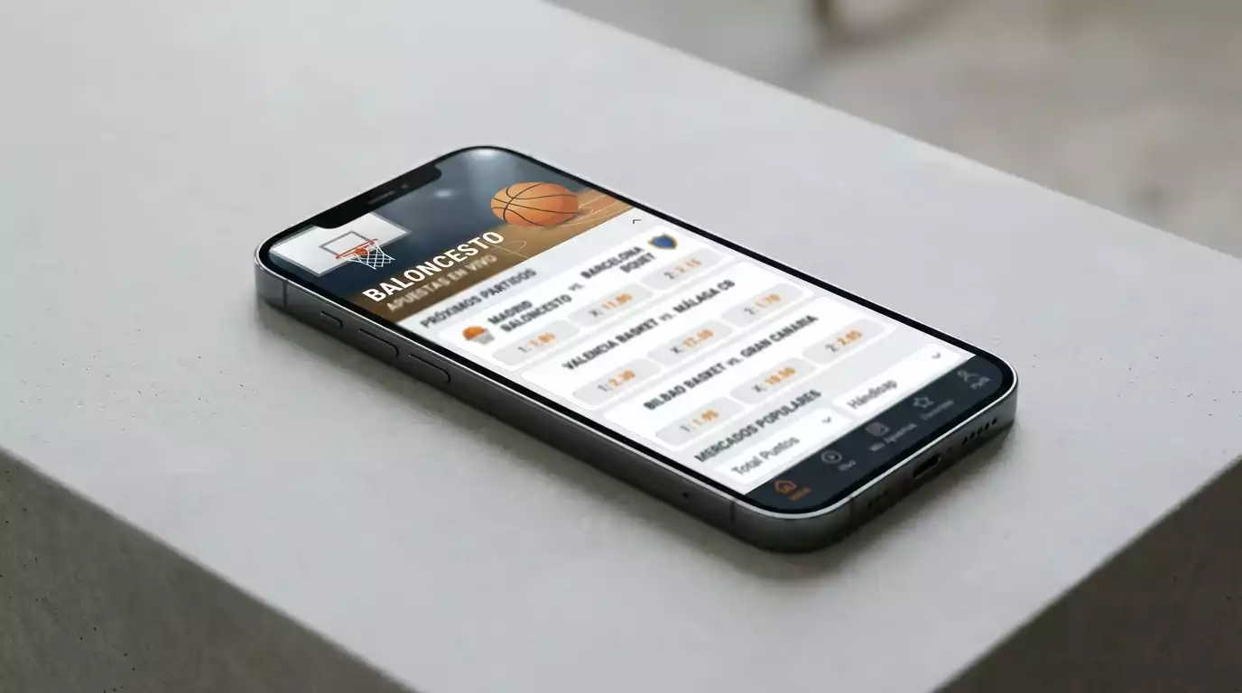 Pantalla de casa de apuestas mostrando cuotas MVP NBA